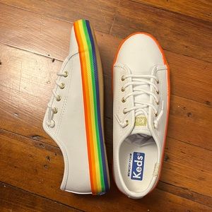Keds Kickstart Rainbow Leather Sneaker
